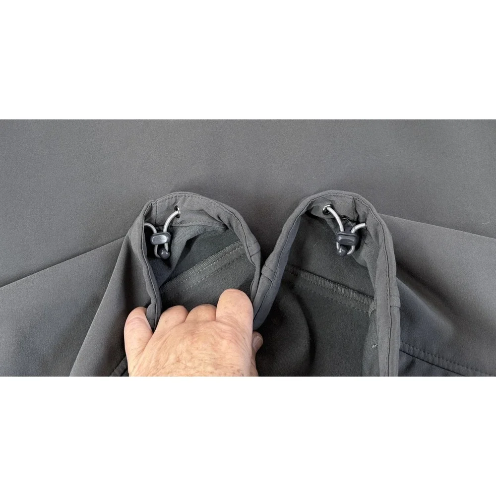 Black Diamond Vest Men's XXL Gray Softshell Fleece Lined Full Zip Outdoor Hiking